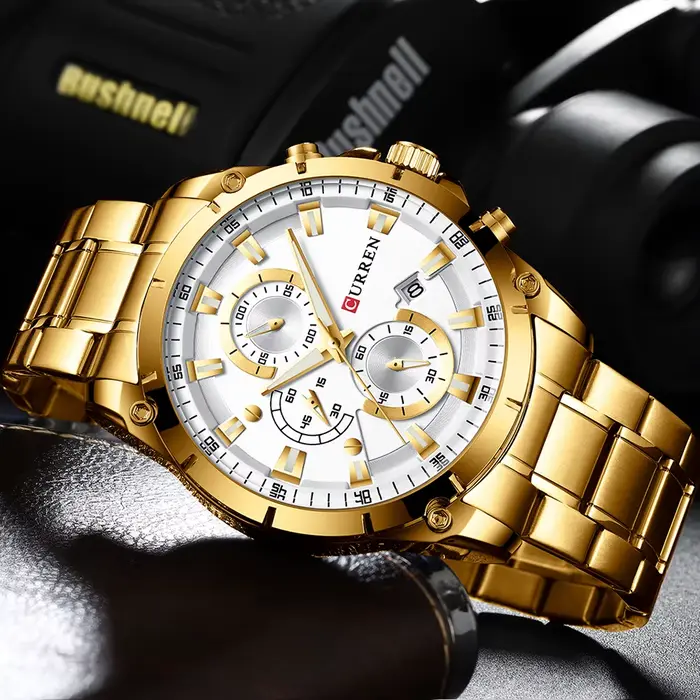 Montres pour hommes, marque de luxe haut de gamme CURREN
