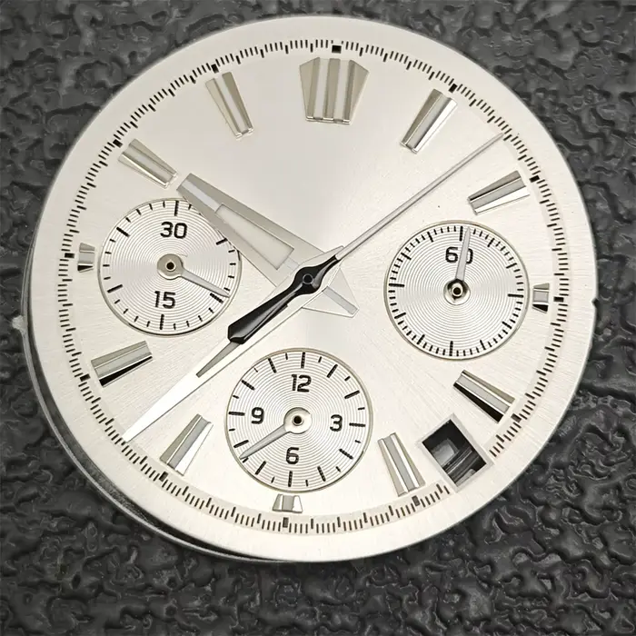 Cadran de montre VK63 29.5mm bleu glace lumineux BGW9