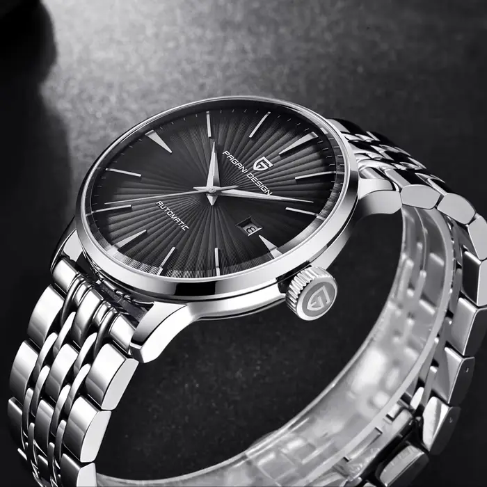 PAGANI DESIGN PD2770 Montre mécanique automatique pour homme Mouvement Seagull 2813 Cadran 43MM Étanche 100M Acier inoxydable reloj