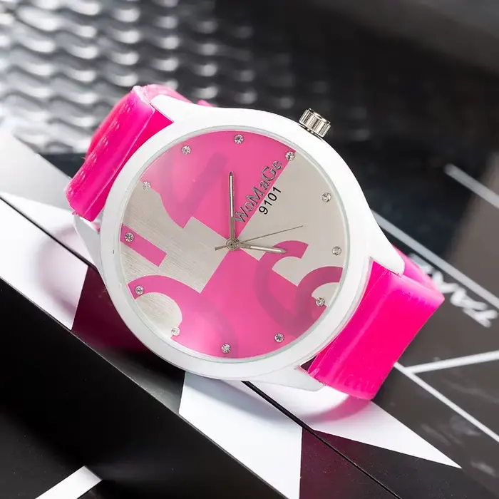 Womage montre femmes vert montres mode grand nombre