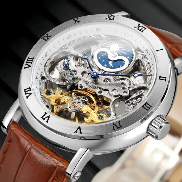 SKROX Gstuff-Montre mécanique étanche pour homme