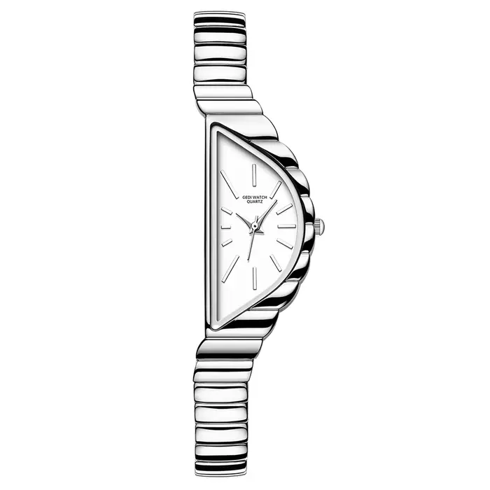 GEDI exquise minimaliste lumière luxe montres en or pour les femmes Niche conception irrégulière art