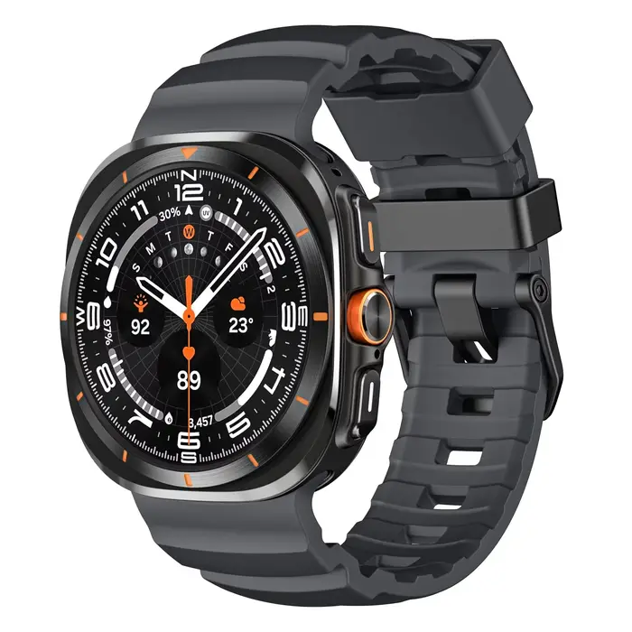 Bracelet officiel pour Samsung Galaxy Watch Ultra 47 mm, bracelet sport fonctionnel en silicone, Gal