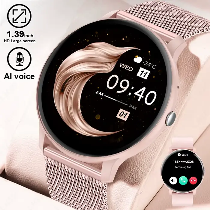Montre connectée LIGE étanche pour femmes