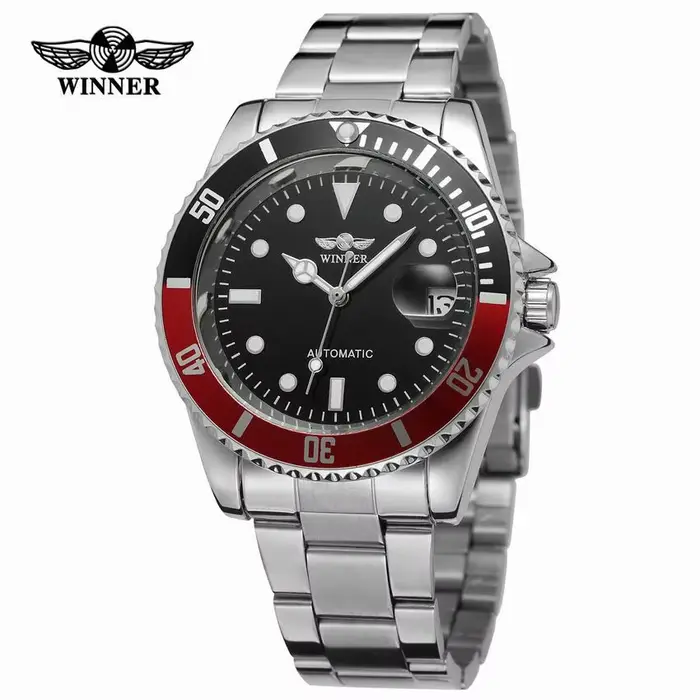 WINNER – montre de luxe en acier inoxydable pour hommes