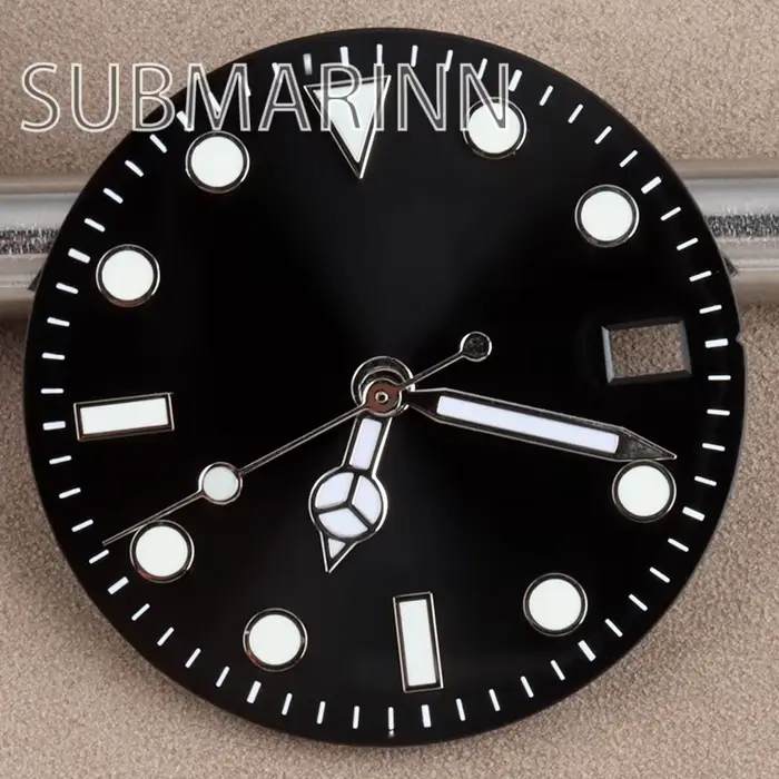 Aiguilles de cadran de montre 29 mm bleues/vertes/grises/noires/blanches