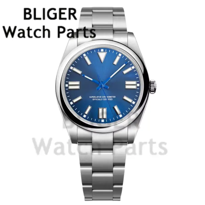 Montre personnalisée pour hommes 36mm/39mm NH35A PT5000 montre-bracelet mécanique lunette ronde lumineuse bracelet