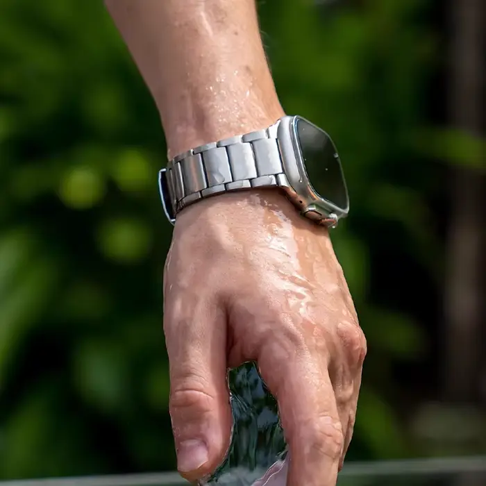 Bracelet de luxe en alliage de titane pour Apple Watch Ultra 2 10 9 8 7 6 5