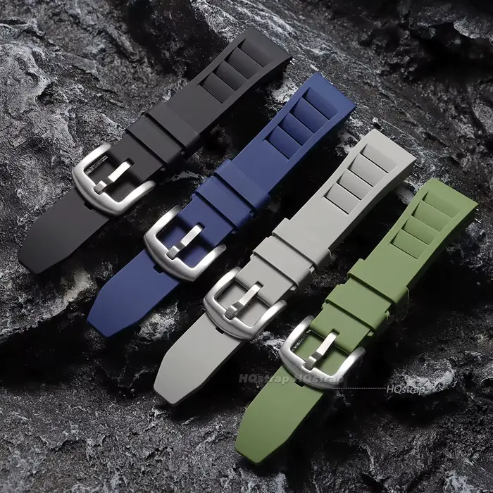 Bracelet de montre en Silicone 20mm 22mm en caoutchouc