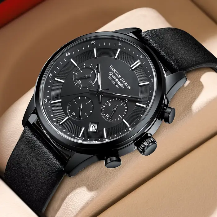 Montre à Quartz Multifonctionnelle pour Homme
