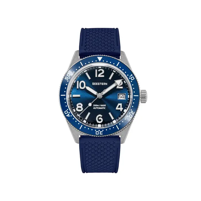 SEESTERN Diver hommes montre automatique mécanique montres NH35 mouvement lunette en céramique 20Bar étanche saphir Luminou S434-2