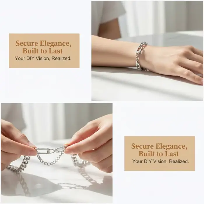 Connecteurs de bracelet faits à la main