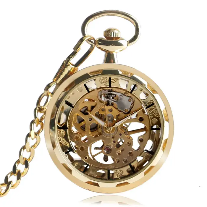 Steampunk – montre mécanique de luxe pour hommes et femmes