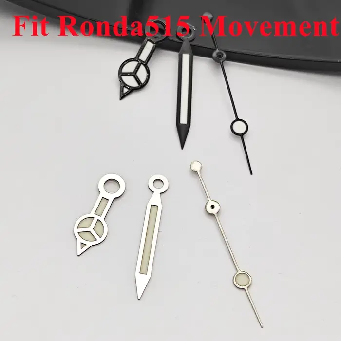  RICHUS Ronda515 aiguilles de montre argent noir