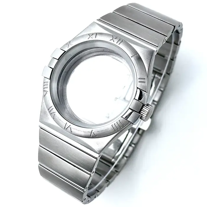 Boîtier de montre demi-lune 40 mm sans logo