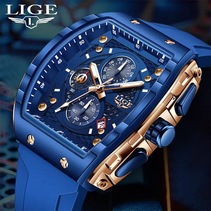 Montres de luxe de marque LIGE 2026 pour hommes
