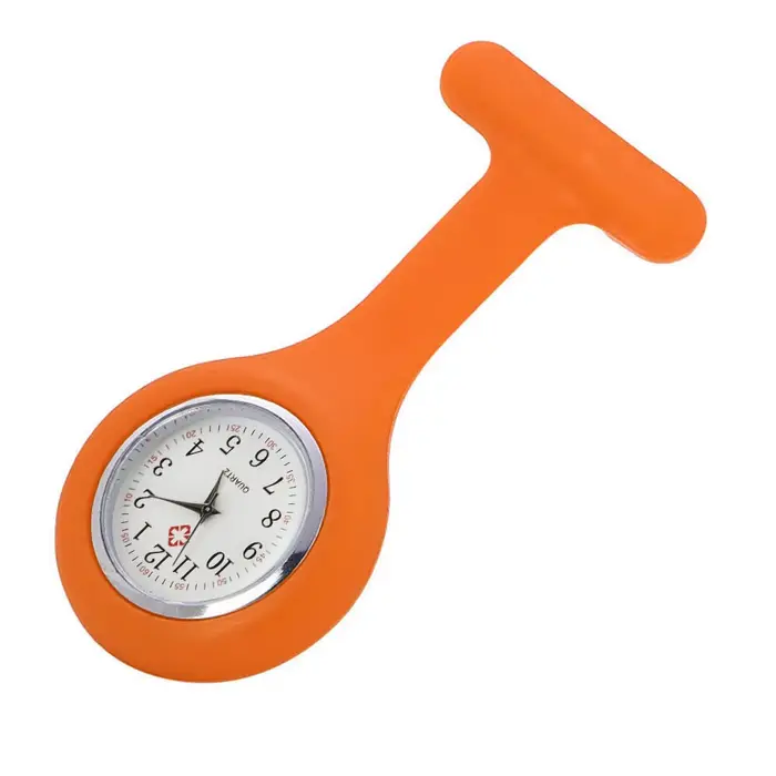 Montre de poche pour femmes, cadran à affichage numérique, horloge analogique à clipser, broche d'in