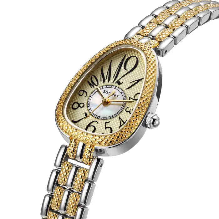 Montre en forme de serpent pour femmes avec mouvement à quartz Miyota 2035, bracelet en acier inoxydable, résistance à l'eau 3 bars, cadeau de luxe pour occasions spéciales