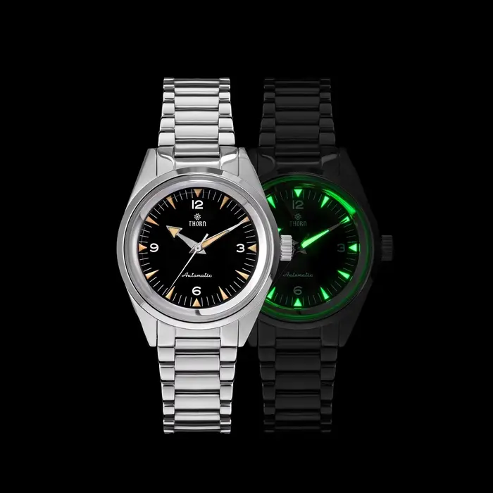 Montre Heimdallr T026 Automatique 38mm Saphir Acier Inoxydable 316L Lumineuse Résistante à L'Eau Occasions Spéciales Hommes