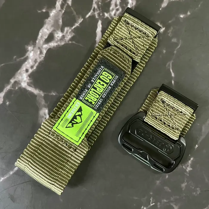 Bracelet en nylon Suunto 24mm avec boucle en métal pour Suunto7 9baro Spartan Sport confortable et élégant pour homme et femme occasions diverses