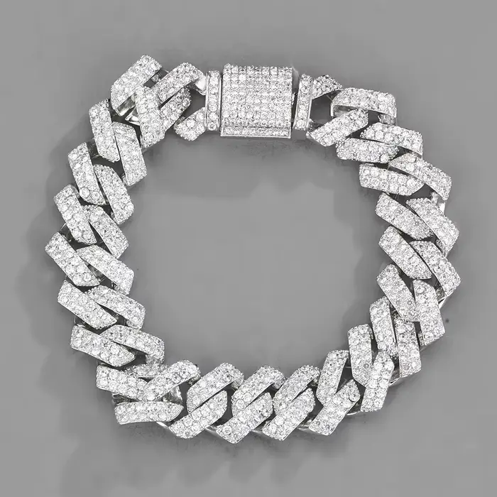Montre glacée pour hommes