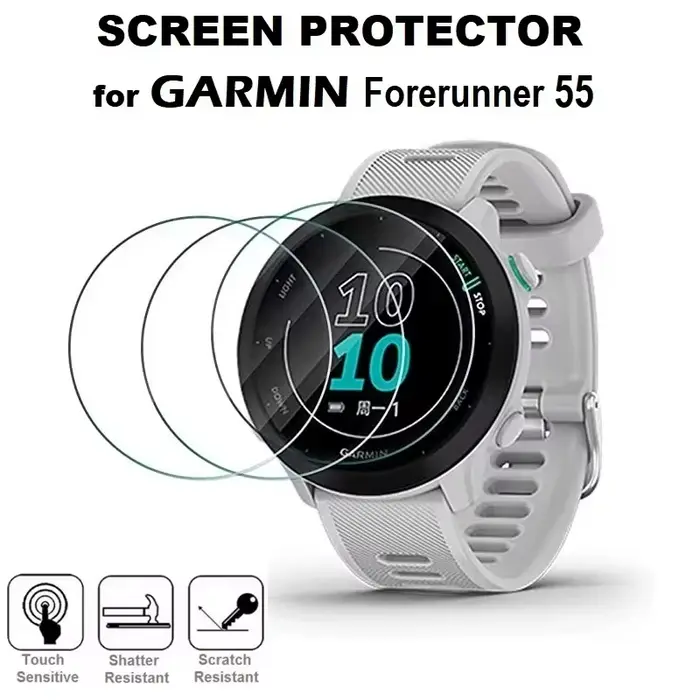 Protecteur d'écran pour Garmin Forerunner 55 235 245 245M 255 255S 645 935 945 955 9H