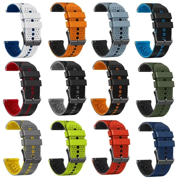 Bracelet de montre intelligent 22mm pour Polar Grit X/Grit X Pro, bracelets en Silicone Polar Vantage M M2, accessoires Forerunner 745