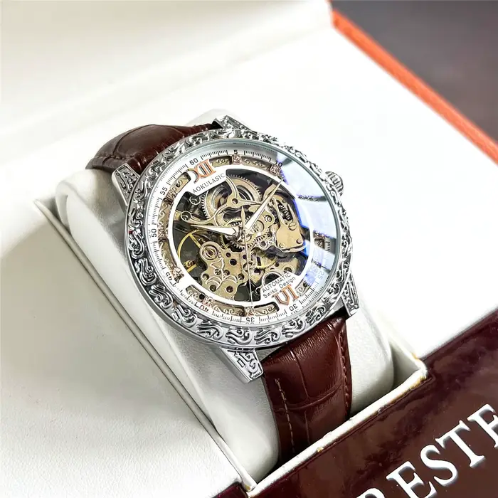 Nouvelle montre mécanique automatique de luxe légère et de haute qualité pour hommes