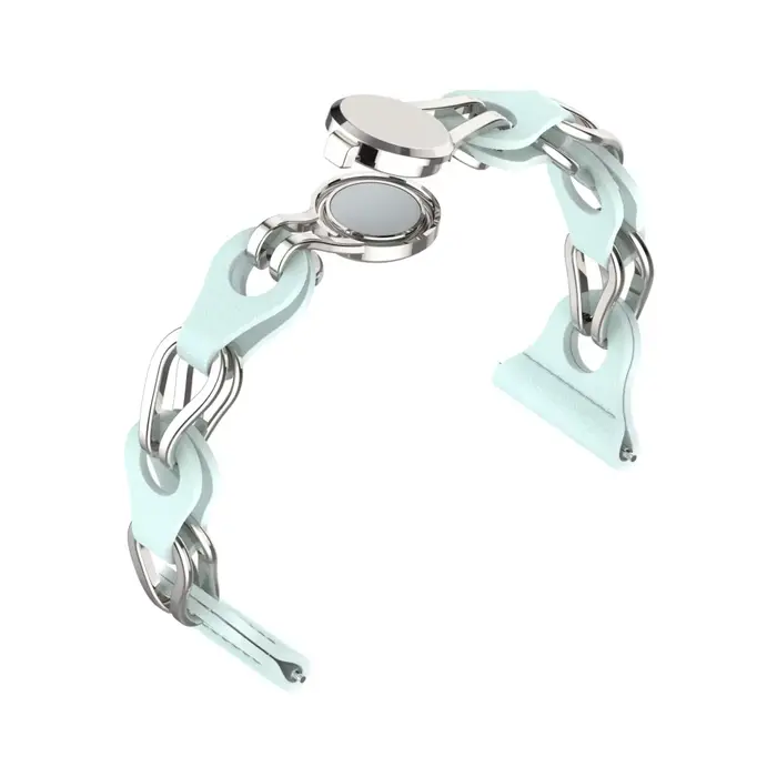 Bracelet chaîne métallique en Silicone