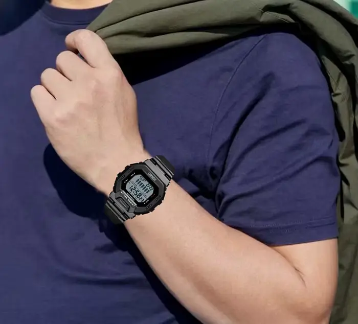 Mode OHSEN Hombre mâle montres numériques 5ATM plongée homme hommes sport vert