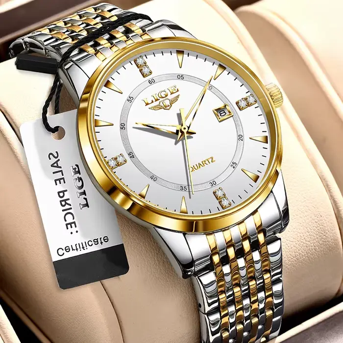 Montre-bracelet à quartz étanche pour femme