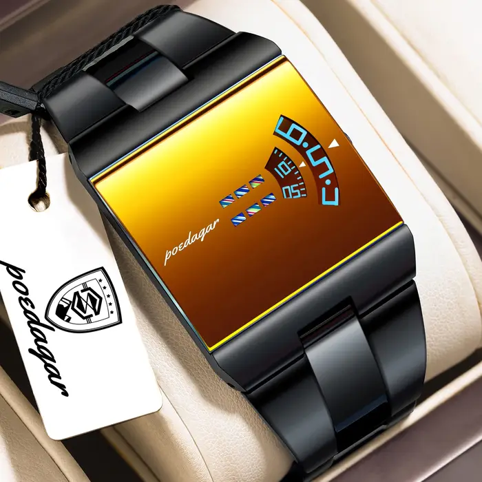 Montre homme POEDAGAR Top Rectangle Original