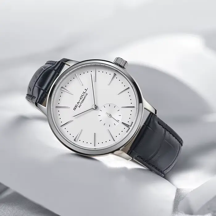 Seagull nouvelle montre d'affaires montres mécaniques pour hommes 50 m étanche en cuir Valentine mon