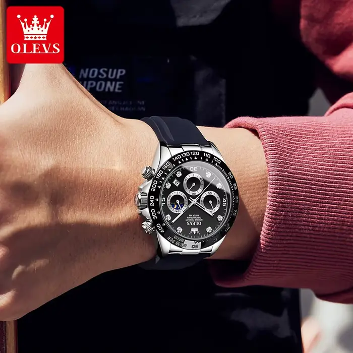 Montre à Quartz de Luxe pour Homme