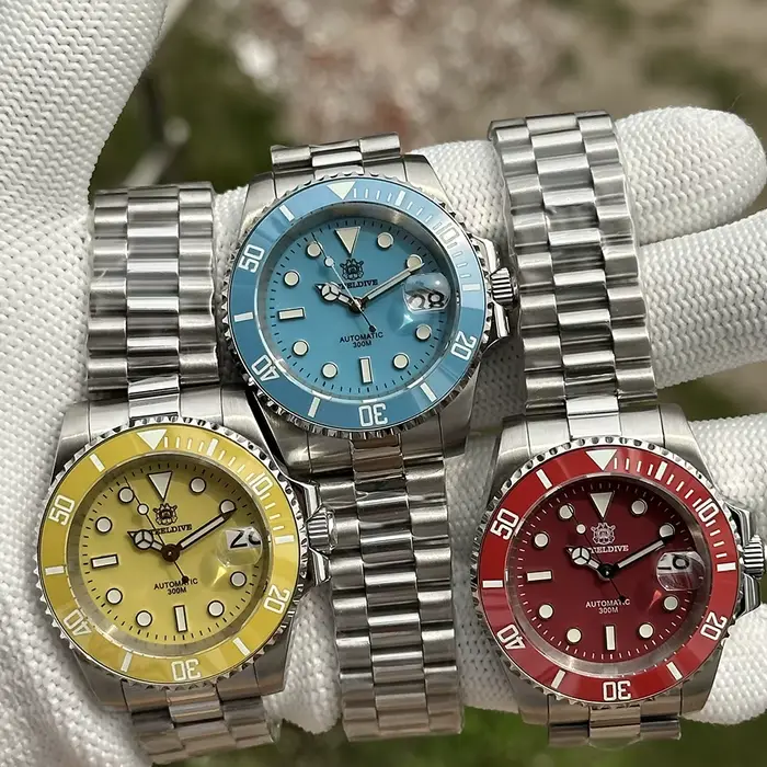 Montre sport Steeldive SD1953C acier inoxydable automatique plongeur résistante à l'eau pour homme océan exploration montre automatique plongée montre plongeur montres hommes montres plongeurs montres automatiques montres plongeurs hommes montres sportives montres sportives hommes montres sportives