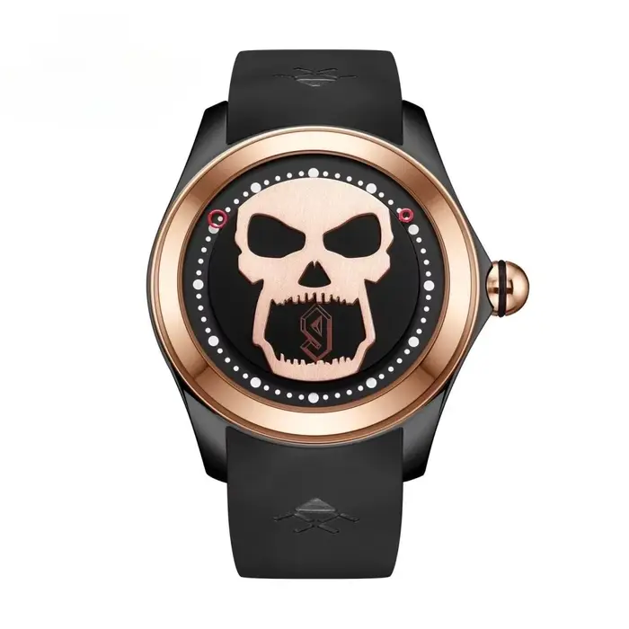 Montre mécanique automatique pour homme Skull Bubble