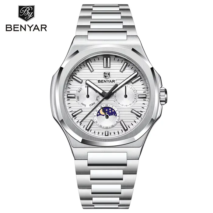 Montres à quartz BENYAR 5226 pour homme