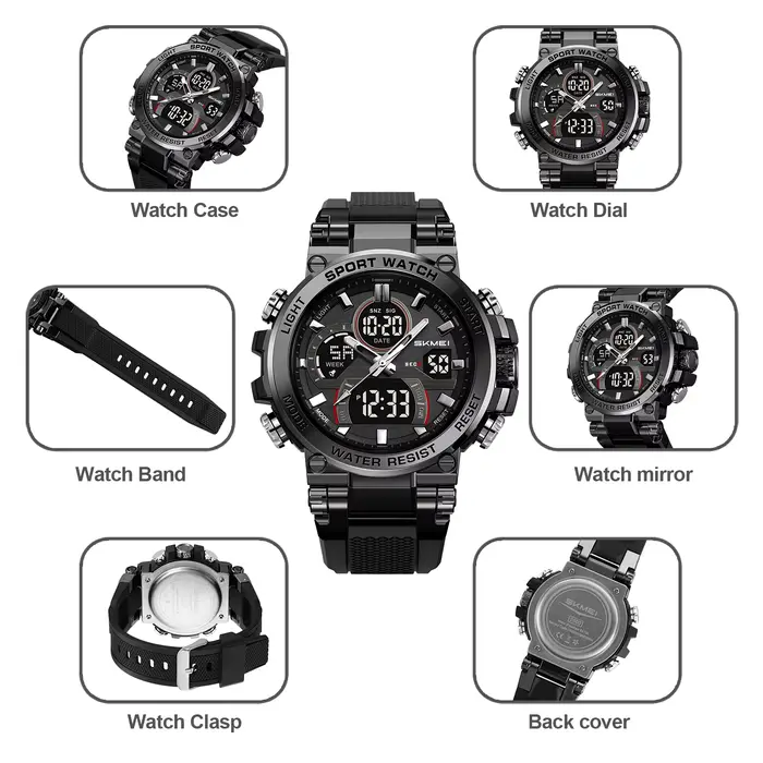 Montre homme SKMEI 2500 Business Classic avec grand cadran élégant