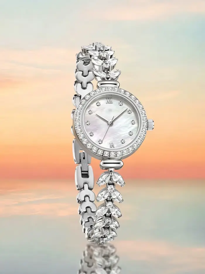 Montre à Quartz japonaise couronne royale pour femmes