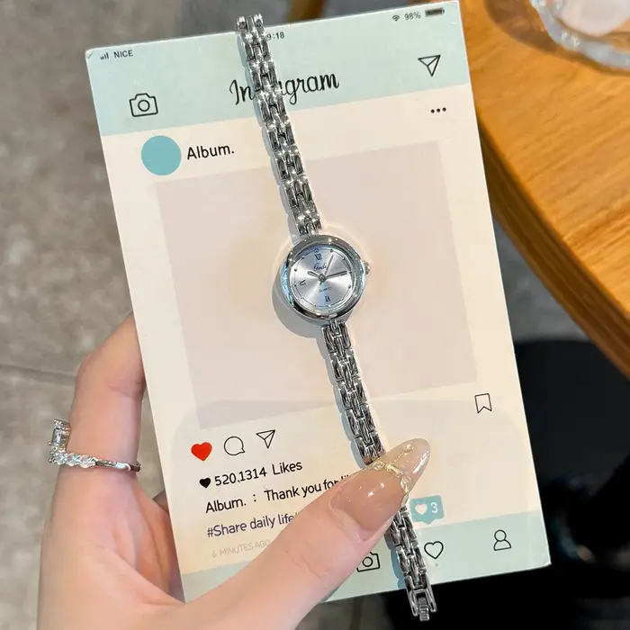 GEDI minimaliste argent femme montre de haute qualité petit cadran Quartz dames montres usage quotidien mode montre-bracelet accessoire