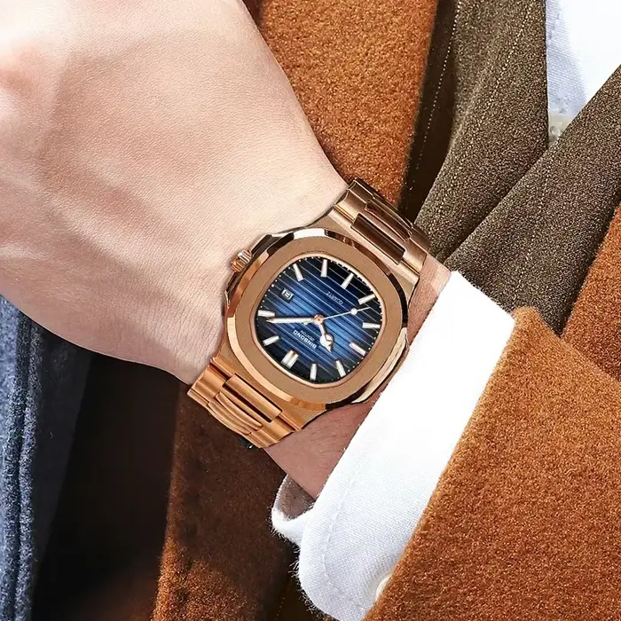 Nouvelle suisse homme décontracté or Rose horloge hommes montre de luxe montres automatiques