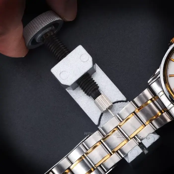 Kit d'outils de réparation pour montres HQstrap ajusteur de broches extracteur de maillons bracelet barrettes à ressort horlogers professionnel outil réparation montre