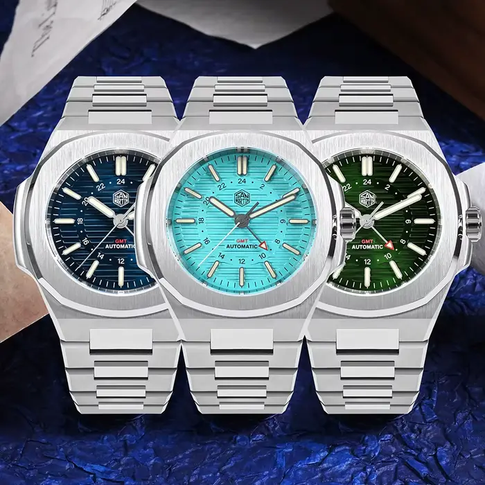 San Martin Hommes Montre Nouveau 43mm Gstuff Classique D'affaires De Luxe existent Mécanique Montres