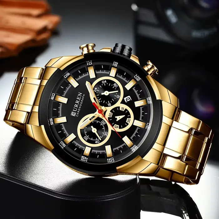 CURREN montre à Quartz pour hommes Top marque de luxe mode affaires montres en acier étanche homme Sport montre-bracelet Relogio Masculino
