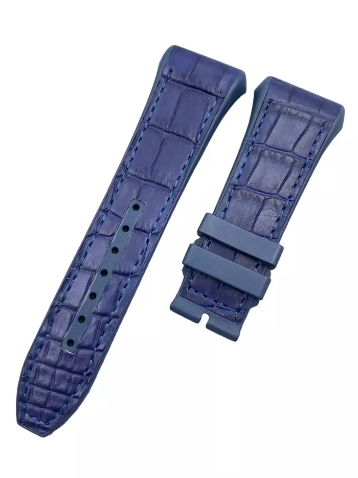 Bracelet de montre Franck Muller V32 V41 V45 en cuir de caoutchouc et alligator largeur 12mm 14mm 16mm pour homme et femme occasions spéciales