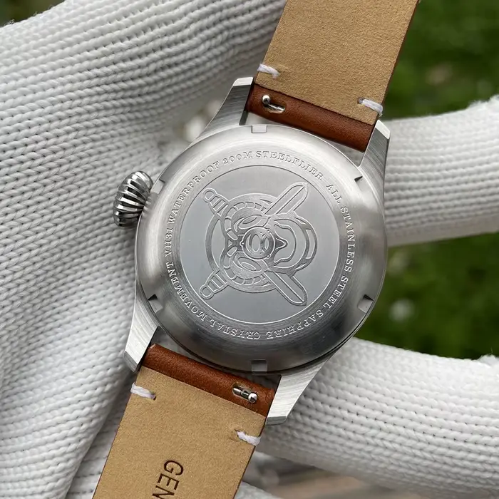 STEELFLIER officiel SF740V nouvelle série pilote à Quartz suisse C3 lumineux 200M étanche mouvement VH31 montre d'affaires de mode pour hommes