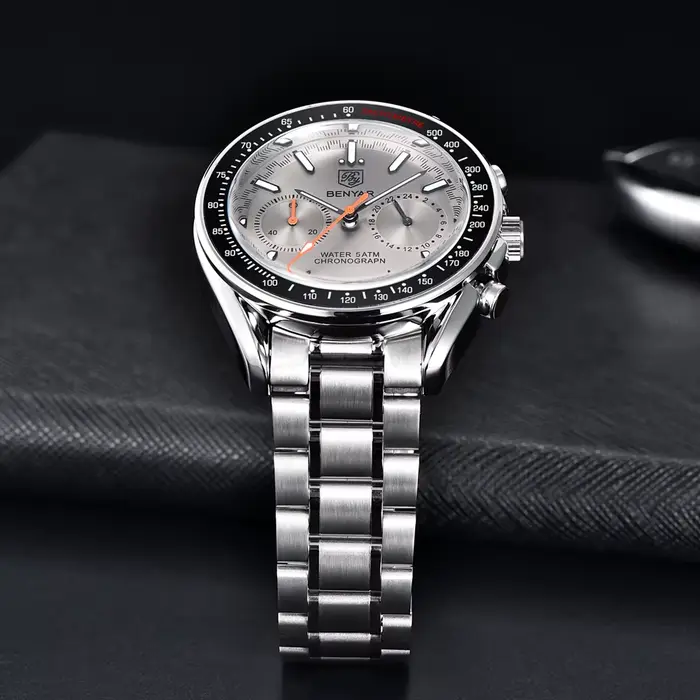 BENYAR hommes montres 2025 Top marque de luxe Quartz chronographe montre automatique