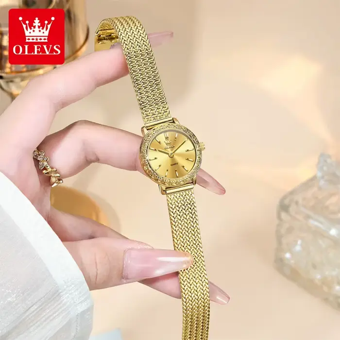 Montre femme OLEVS 5643 quartz résistante à l'eau lumineuse pour occasions spéciales élégante et personnalisable