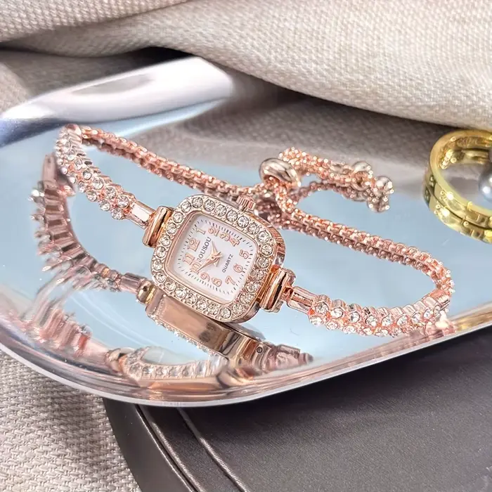 Montre carrée élégante pour femme