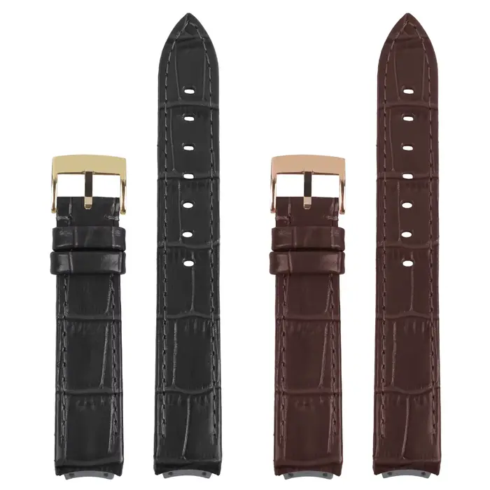Bracelet de montre en acier inoxydable et cuir de vache pour montres Swarovski, élégant et résistant pour femmes occasions sportives